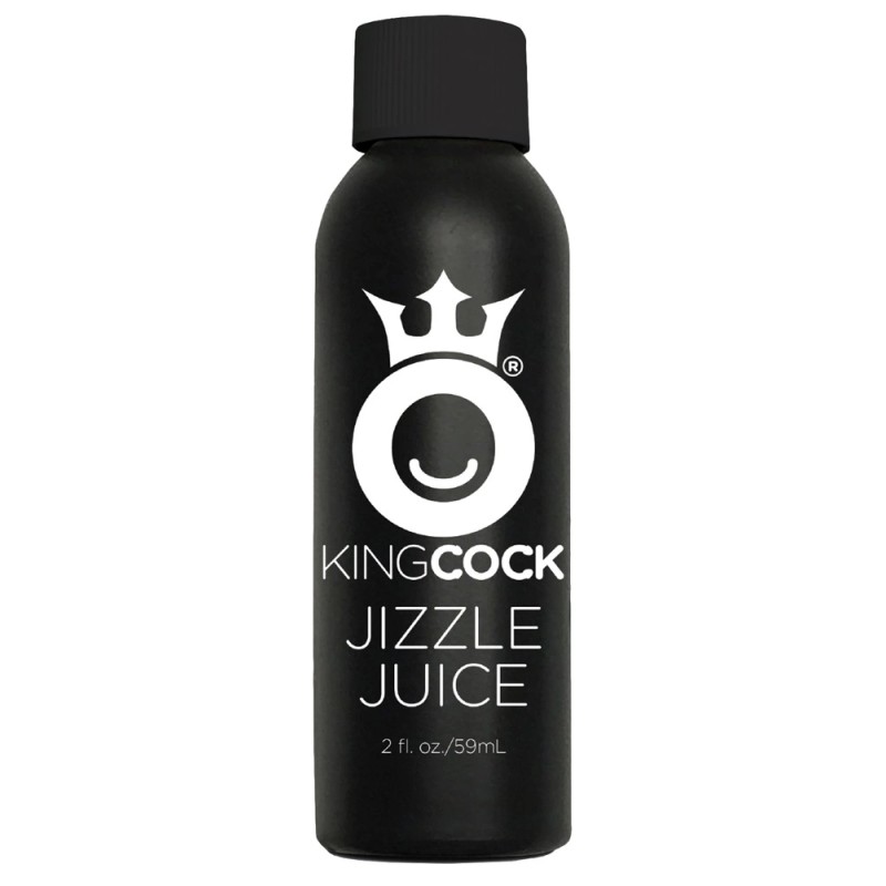 King Cock - Realistyczne Naturalne Dildo Z Wytryskiem 25 CM Jasny Kolor Skóry